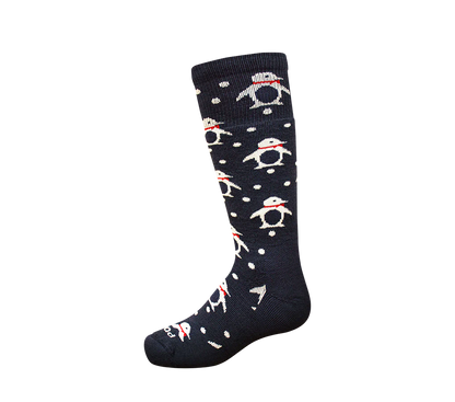 Point6 Merino Kids Penguins Medium OTC Ski/Snowboard Socks