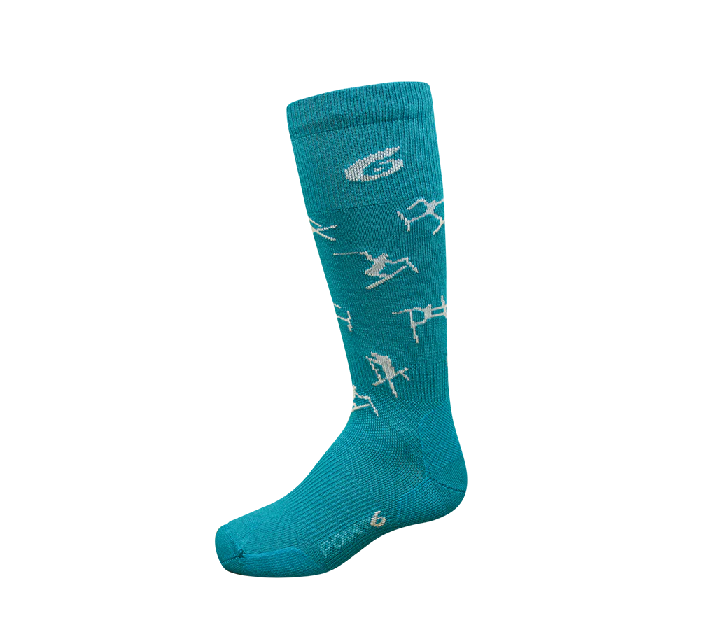 Point6 Merino Kids Rad Ultra Light OTC Ski/Snowboard Socks