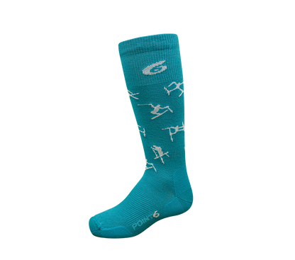 Point6 Merino Kids Rad Ultra Light OTC Ski/Snowboard Socks