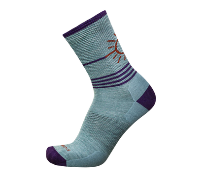 Point6 Merino Rising Sun III Ultra Light 3/4 Crew Sock